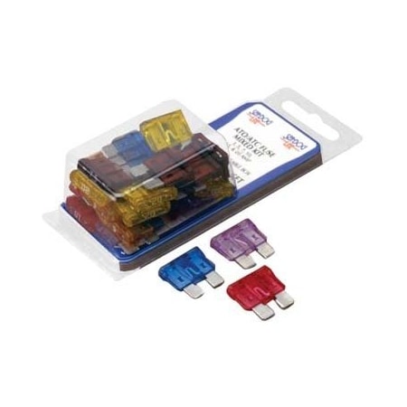 Sea-Dog Automotive Fuse Kit, ATO Series, 30 Fuses Included, 3 to 20A, Not Rated 445190-1
